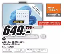 MediaMarkt Hp - all in one 27-cr0045ns oferta