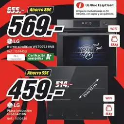 MediaMarkt Lg - horno pirolítico ws7d7c31wb oferta