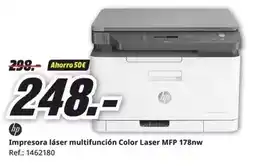MediaMarkt Hp - impresora láser multifunción color laser mfp 178nw oferta