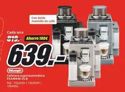 MediaMarkt Delonghi - cafetera superautomatica oferta