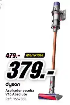 MediaMarkt Dyson - aspirador escoba v10 absolute oferta