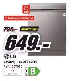 MediaMarkt Lg - lavavajillas df365fps oferta
