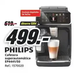 MediaMarkt Philips - cafetera superautomatica ep444/50 oferta