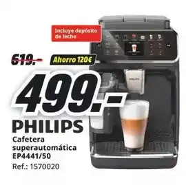 MediaMarkt Philips - cafetera superautomatica ep444/50 oferta