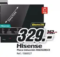 MediaMarkt Hisense - placa inducción hi6352bsce oferta