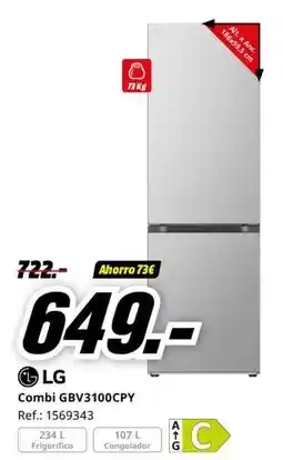 MediaMarkt Lg - combi gbv3100cpy oferta