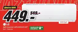 MediaMarkt Lg - split inverter igplu56co12,set oferta