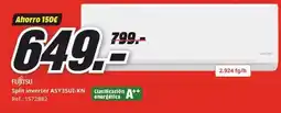 MediaMarkt Fujitsu - split inverter asy35u-kn oferta