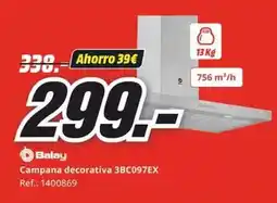 MediaMarkt Balay - campana decorativa 3bc097ex oferta