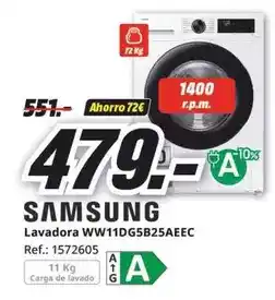 MediaMarkt Samsung - lavadoras oferta