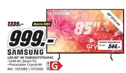MediaMarkt Samsung - led 85 4k tu85du7175uxxc oferta