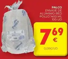 CashDiplo Envase de aluminio red pollo oferta