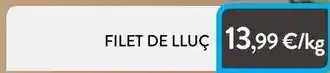 Plusfresc Filet de lluç oferta