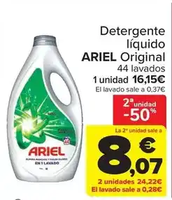 Carrefour Market Ariel - detergente líquido original oferta