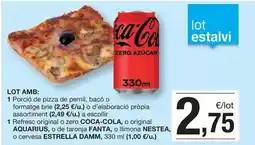 BonpreuEsclat Coca-cola - porcio de pizza de pernil oferta