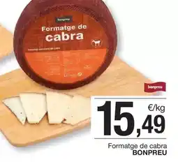 BonpreuEsclat Bonpreu - formatge de cabra oferta
