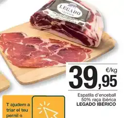 BonpreuEsclat Legado ibérico - espatlla d'enceball 50% raça ibèrica oferta