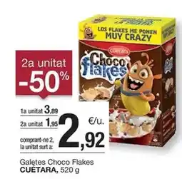BonpreuEsclat Cuétara - galetes choco flakes oferta