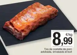BonpreuEsclat Tira de costella de porc adobada, envasada al buit oferta