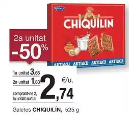 BonpreuEsclat Chiquilín - galetes oferta