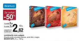 BonpreuEsclat Bicentury - snacks amb xocolata blanca, amb llet o negra oferta