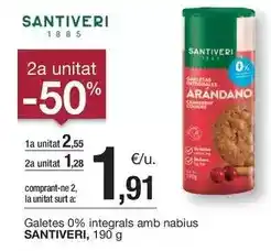 BonpreuEsclat Santiveri - galetes 0% integrals amb nabius oferta
