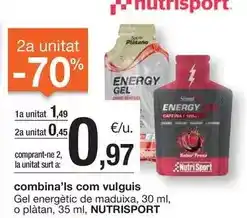 BonpreuEsclat Nutrisport - gel energetic de maduixa oferta