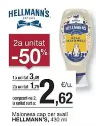 BonpreuEsclat Hellmann's - maionesa cap per avall oferta