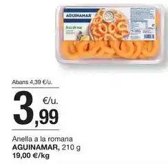BonpreuEsclat Aguinamar - anella a la romana oferta