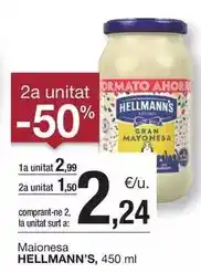 BonpreuEsclat Hellmann's - maionesa oferta