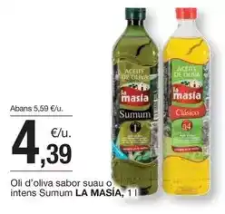 BonpreuEsclat La masía - oli d'oliva sabor suau o intens sumum oferta