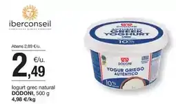 BonpreuEsclat Iberconseil - logurt grec natural oferta