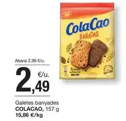 BonpreuEsclat Cola cao - galetes banyades oferta