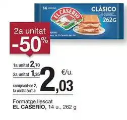 BonpreuEsclat El caserío - formatge ilescat oferta