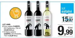 BonpreuEsclat 2 vin ries negres, cabroi, 1 vi blaire oferta