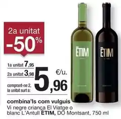 BonpreuEsclat Etim - vi negre criança oferta