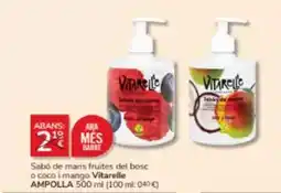 Consum Ara - sabo de mans fruites del bosc o coco i mango oferta