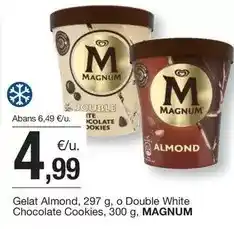 BonpreuEsclat Magnum - gelat almond, o double white chocolate cookies oferta