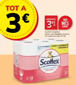 Consum Scottex - papel higiènic oferta