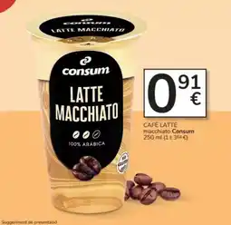 Consum Consum - cafe latte macchiato oferta