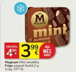 Consum Magnum - mini ametlles frigo paquet oferta