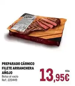 Makro Preparado carnico filete arranchera añojo oferta