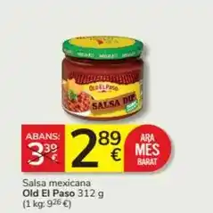 Consum Old el paso - salsa mexicana oferta