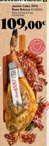 Gadis Boadas - jamon cebo 50% raza iberica oferta