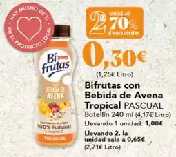 Gadis Tropical - bifrutas con bebida de avena oferta