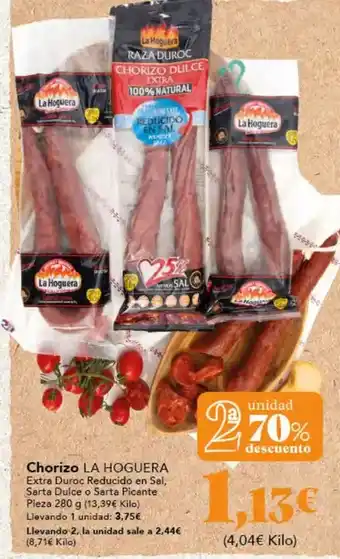 Gadis La hoguera - chorizo oferta