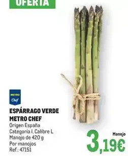 Makro Chef - esparrago verde oferta