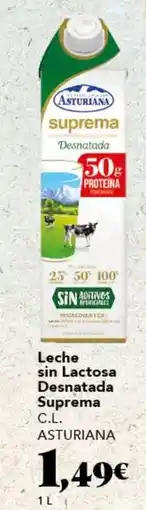 Gadis La asturiana - leche sin lactosa desnatada suprema oferta