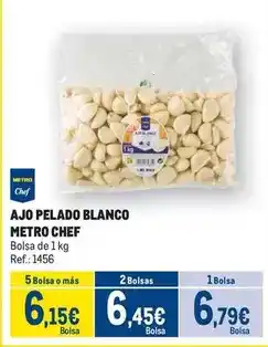 Makro Chef - ajo pelado blanco oferta
