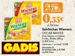 Gadis Oscar mayer - salchichas wieners oferta